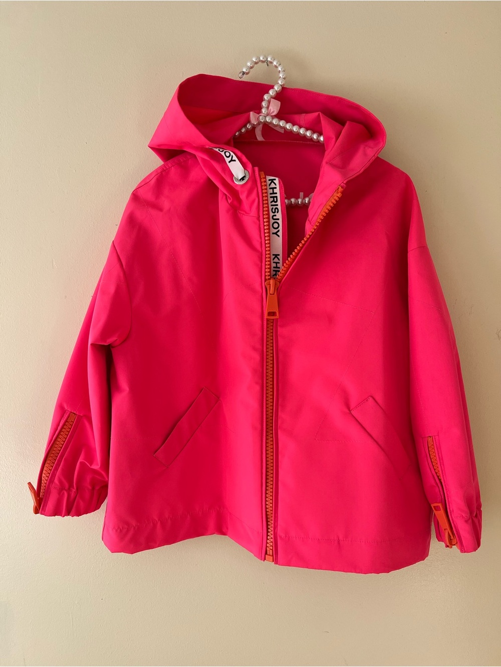 Kids' Hot Pink Hooded Jacket